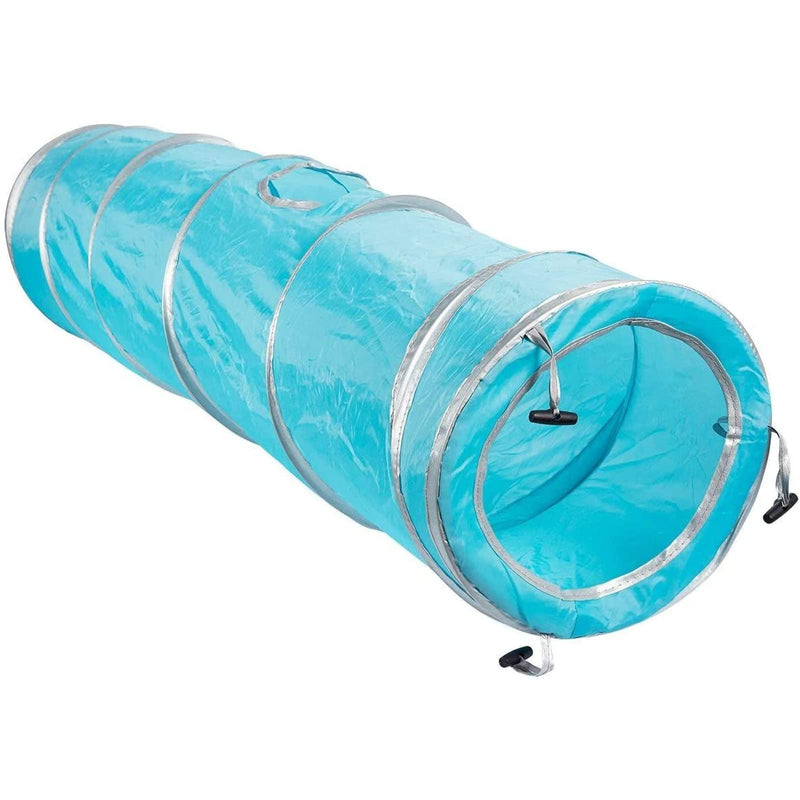 Juvale Small Pet Agility Play Tunnel Tube, Pet Toy for Tiny Dogs, Cats, Rabbits (47 x 9.75 in) - PawsPlanet Australia
