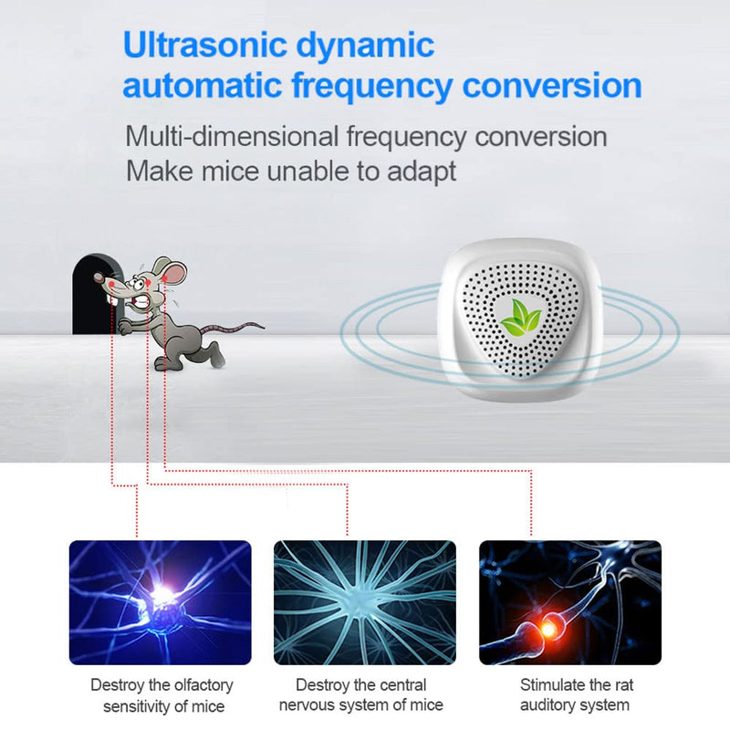 Mosquito Repellent Ultrasonic Pest Repeller, Ultrasonic Repellent Mosquitoes, Rodents, for Cockroaches, Moths, Mice, Rats, Pack of 4 Electronic Insect Repellent Indoor - PawsPlanet Australia
