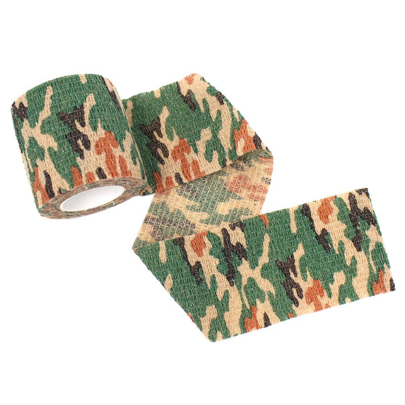 MSYU 2" Vet Tape Wrap Bulk, Self Adherent Wrap Tape, Self Adhering Stick Bandage for Bandaging a Wound Ankle Support or Medical Supplies-12 Assorted Camouflage Colors - PawsPlanet Australia