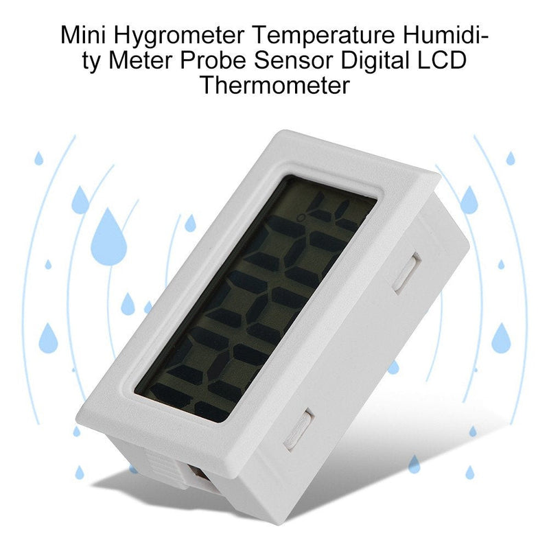Richer-R Humidity Meter,Mini Hygrometer Temperature Digital LCD Thermometer Sensor for Refrigerator Freezer - PawsPlanet Australia