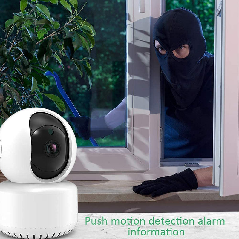 ECOSI Security Camera Indoor, Pet Camera Baby Monitor 1080P FHD WiFi IP Dog Indoor Camera with Night Vision Motion Detection 2-Way Audio Home Surveillance Camera with Phone App for Elder/Puppy - PawsPlanet Australia