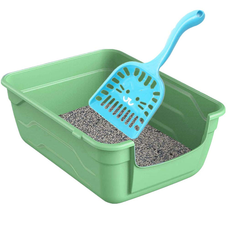 N\A 4 Pcs Cute Cat Shaped Litter Scoops Sifter with Deep Shovel and Ergonomic Long Handle for Pet Poop - PawsPlanet Australia