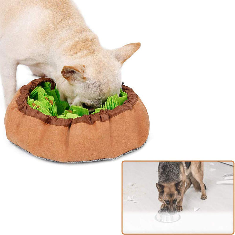 inRobert Snuffle Mat for Dogs, Dog Snuffle Mat for Puppies Feeding Mats for Dogs Interactive Toys Hand Woven Soft Pet Nose Smell Puzzles Bowl Snuffle Blanket Dog Puzzle Toys - PawsPlanet Australia