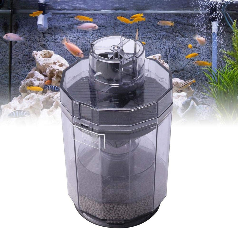 [Australia] - Pssopp Aquarium Fish Tank Internal Canister Filter Round Shape Multi-Functional Filter Bucket Fish Tank Automatic Suction Cleaner 