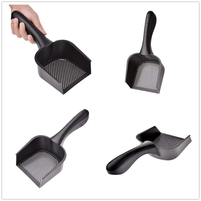 [Australia] - myonly Cat Litter Scoop with Handle Small Holes Hamster RABIT Snake Sifter Scoop High Qulity PVC Non-Toxic Flat head 