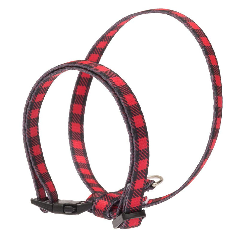 [Australia] - PUPTECK Cat Harness with Leash Set - Adjustable Soft Strap with Figure 8 Style Harness, Adorable and Special Red 