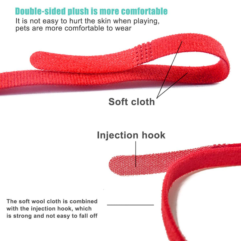 Cozlly Pack of 15 35 cm puppy collars for breeders, adjustable puppy ID collars, soft puppy kitten collars, small identification collars for newborn puppies kitten pets - PawsPlanet Australia