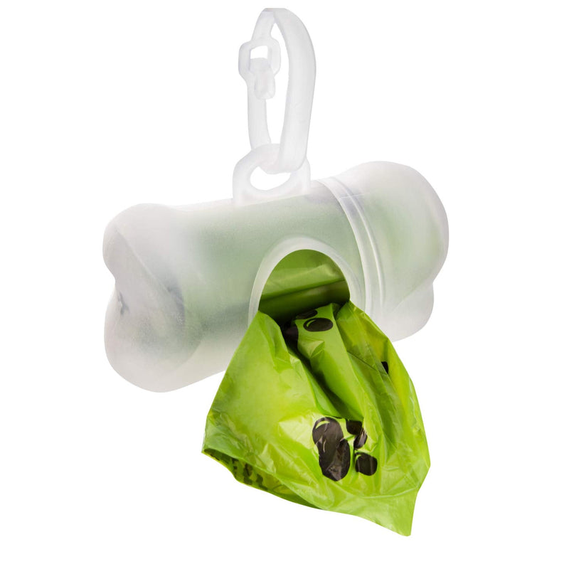 BI0 Dog poop bags with dispenser Compostable poop bags for dogs with dog poop bag dispenser 100% biodegradable dog poop bags with leash holder (300 bags: 20 rolls + 1 dispenser) 300 bags: 20 rolls + 1 dispenser - PawsPlanet Australia