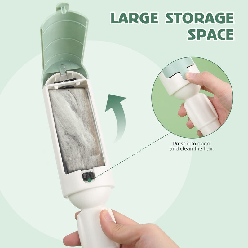 Zimuty lint roller for animal hair, reusable lint rollers for animal hair, animal hair remover for lint brush animal hair, animal hair lint roller for animal hair, animal hair roller for clothing (green) green - PawsPlanet Australia