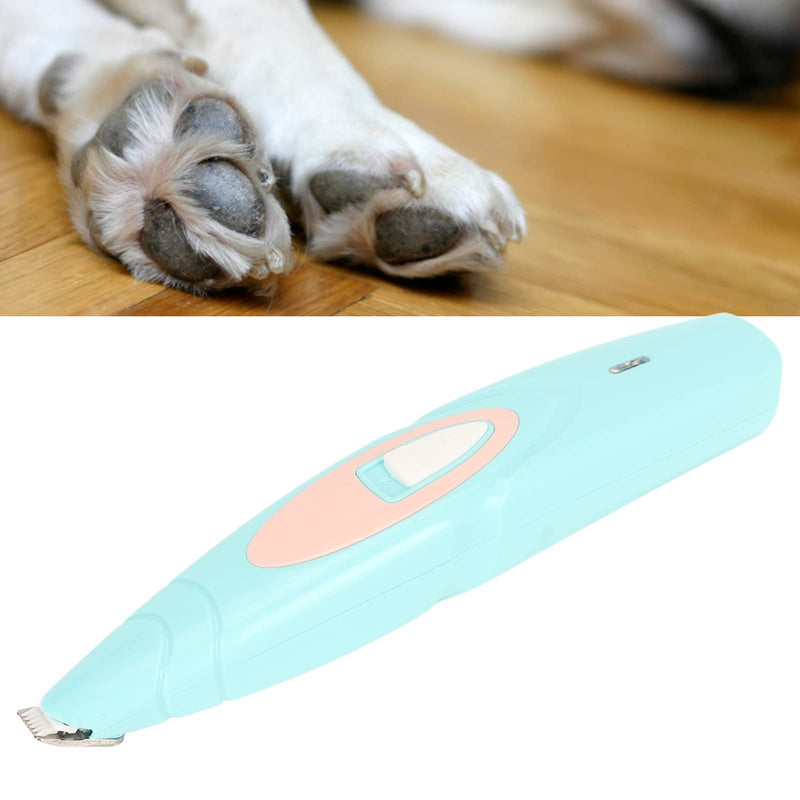 Dog Hair Trimmer, Dog Hair from Paws, Eyes, Ears, Face, Trimmer, Cordless, Dogs, Cats, Paw Trimmer, Low Noise, Electric Dog Hair Trimmer, (Blue) Blue - PawsPlanet Australia