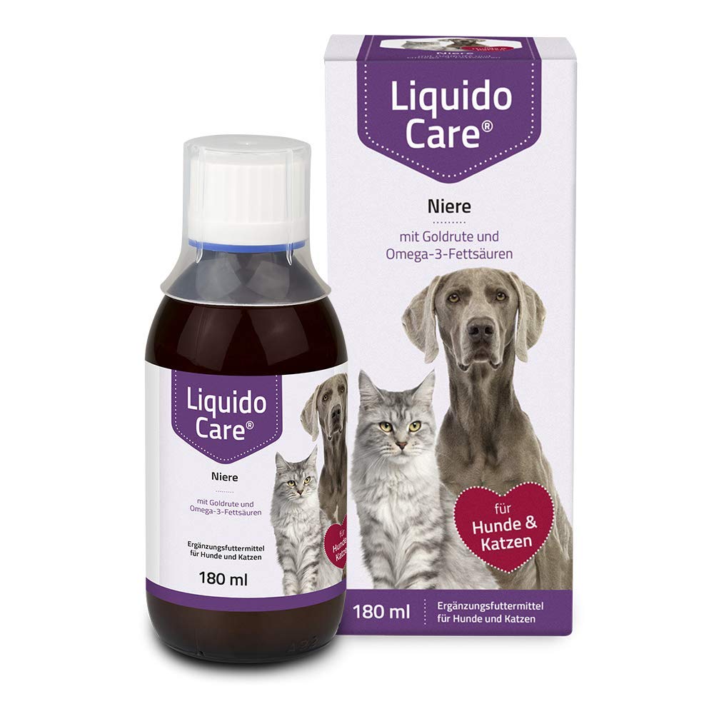 LiquidoCare Kidney, for cats and dogs, nutrient supply for kidney dysfunction, liquid supplementary food, 180ml - PawsPlanet Australia