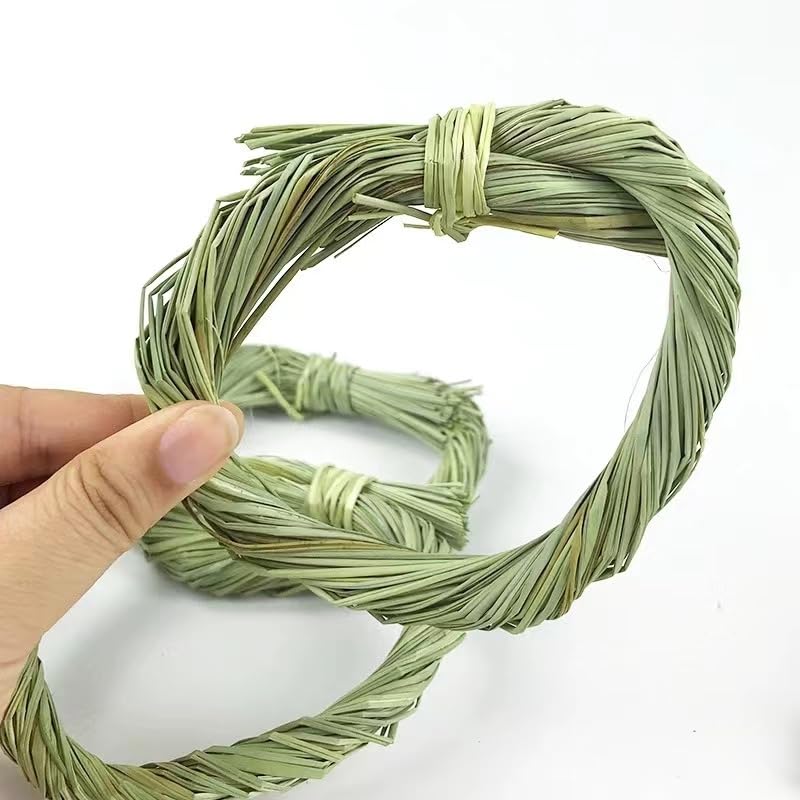 Pet Grass Ball Toy Rabbit Chew Toys, Natural Grass Ring Bunny Molar Grass Stick Toys Small Animal Boredom Breaker Activity Play Chew Toys for Bunny Hamster Guinea Pig Gerbils 3 Types Grass Chew Toys - PawsPlanet Australia
