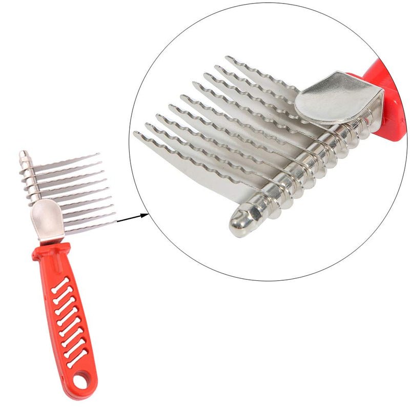 Pet grooming comb stainless steel cat and dog comb cleaning comb pet hair removal tool, used for small and medium-sized dogs and cats grooming tool - PawsPlanet Australia