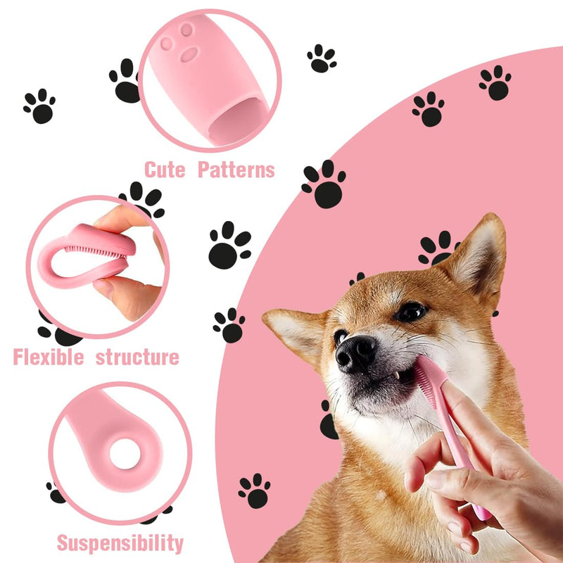 INGJIA dog toothbrush - dog toothbrush - dog toothbrush - dog toothbrush for small dogs - dog dental care tartar dog - for bad breath dog - teeth cleaning dog (8 pieces) - PawsPlanet Australia