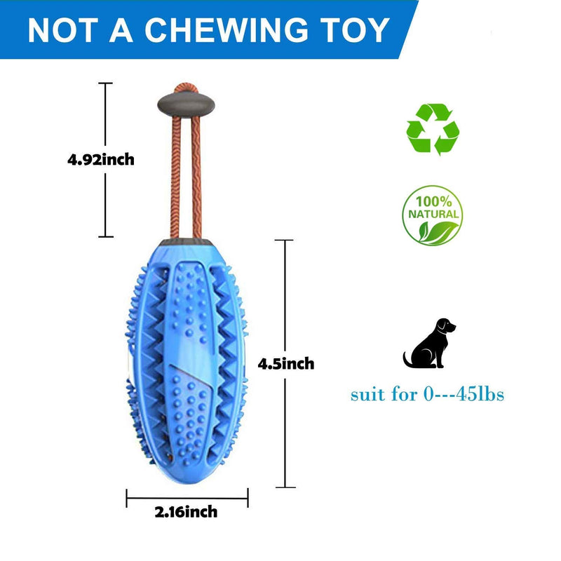 Vimi Dog Chew Toys, Upgrade Durable Dog Toy for Aggressive Chewers Toothbrush, Small Medium Dog Rope Toys Puppy Teeth Cleaning,Chewing,Training IQ and Interactive Food Treat Dispensing Blue - PawsPlanet Australia