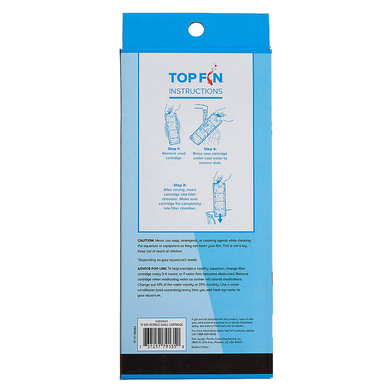 Top Fin Retreat RF-L Filter Cartridges 6-Ct - PawsPlanet Australia