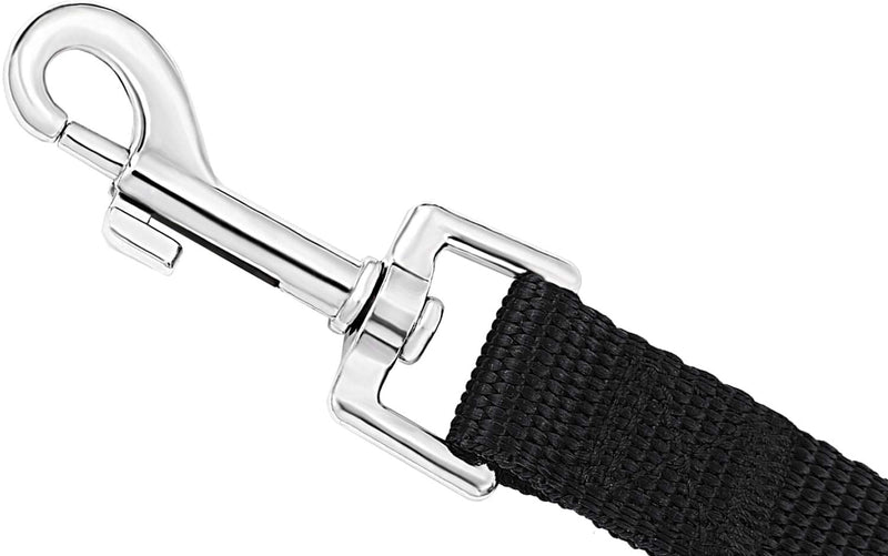 AmaGood Dog/Puppy Obedience Recall Training Long Dog Leash- 20 feet 30 feet 50 feet 15 feet Long Leash for Dogs Training,Recall,Play,Safety,Camping 15 Foot (Pack of 1) Black - PawsPlanet Australia