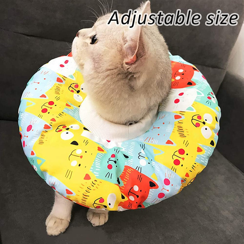 Bhina soft cat collar, cat collar soft, cat soft collar, anti-bite adjustable collar, pet protective collar, adjustable size, suitable for the postoperative recovery of cats and dogs - PawsPlanet Australia