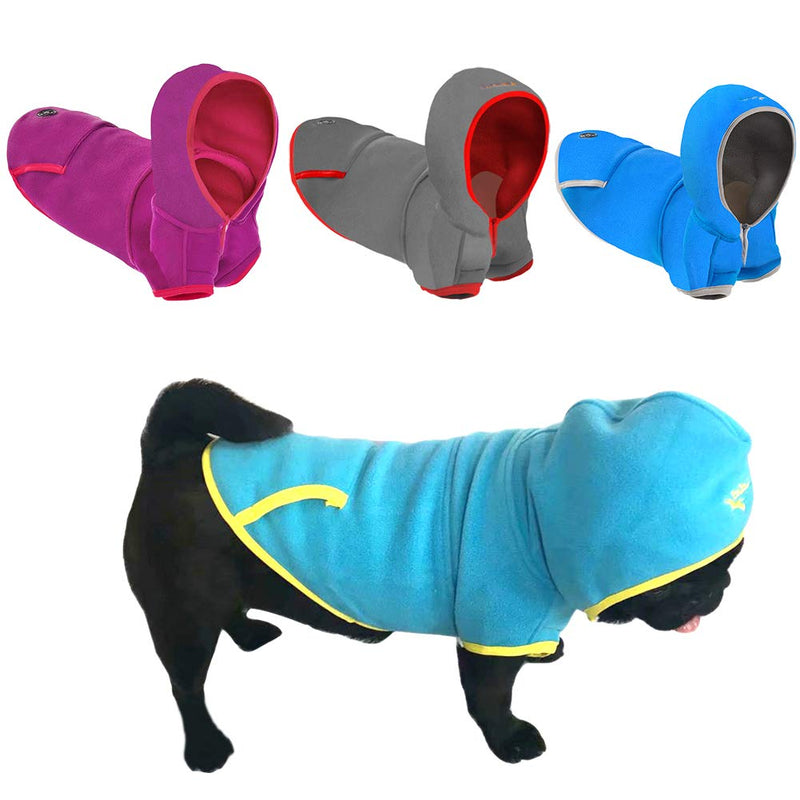 Pet Dog Clothes, Dog Sweater Coat, Warm Pet Winter Clothes Outfits for Dogs, Washable Polar Fleece Dog Hoodies, Wind-Resistant Easy to Clean - PawsPlanet Australia