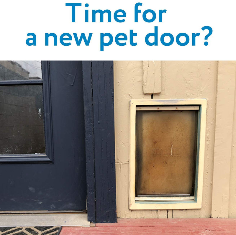 Medium Replacement Dog Door Flap Compatible with PetSafe Freedom Doggie Doors PAC11-11038 - Measures 8 1/4" x 12 1/4" Made from Flexible, Durable, Weather Resistant Materials- Doggie Door Flap - PawsPlanet Australia