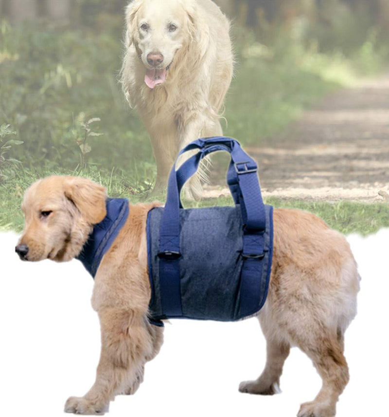 Dog Full Body Lift Support Harness - Pet Rehabilitation Walking Assistance Slings Strap Helps Dog Stand Up with Injuries Arthritis, Recover, Disability (S) S - PawsPlanet Australia