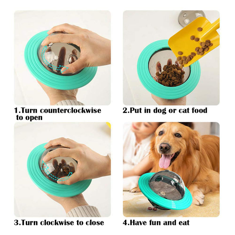 Dreamon Dog Feeder Ball, Puppy Puzzle Interactive Chewing Toy Pet IQ Training for Small Medium Dogs and Cats - PawsPlanet Australia