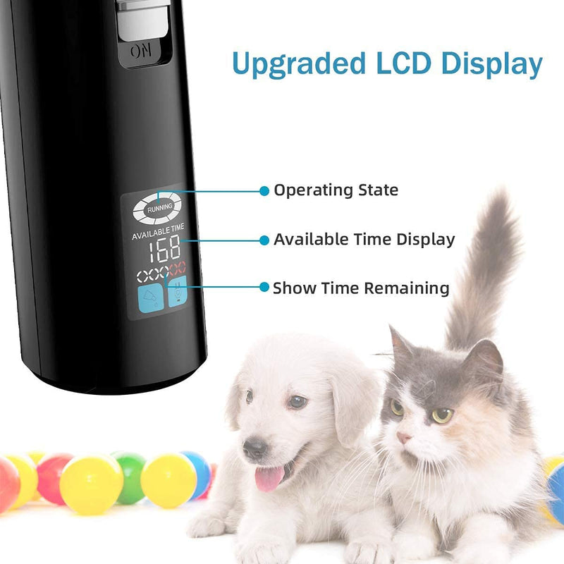 Dog Clippers, Pet Grooming Clippers, Dog Shaver Professional with Liquid Crystal Display, Low-Noise Electric Cordless USB Rechargeable Hair Cutter Trimmer for Thick Long Haired Dog Cat - PawsPlanet Australia