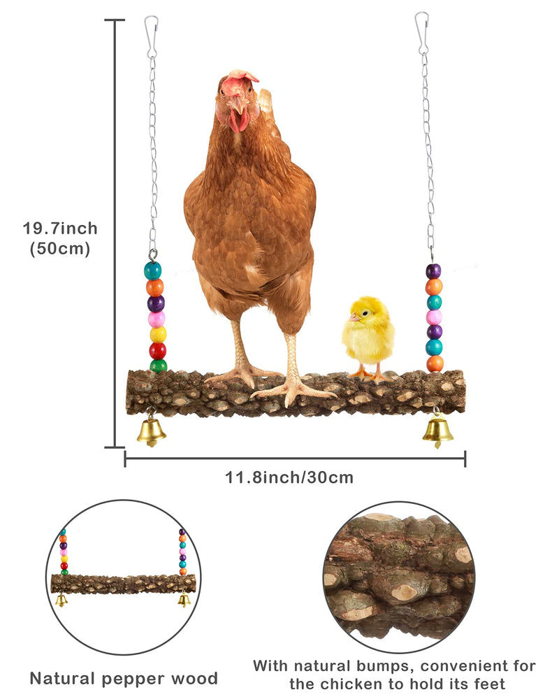 Woiworco 4 Packs Chicken Toys for Coop, Chicken Xylophone Toys with Mirror, Vegetable Hanging Feeder and Chicken Swing Toys for Chicken Hens - PawsPlanet Australia