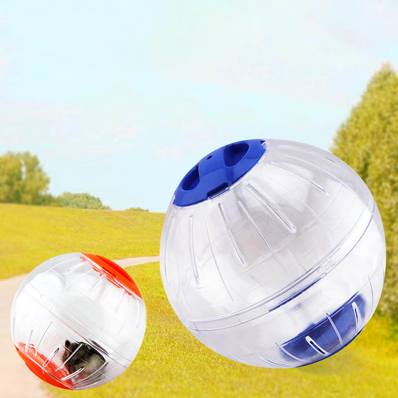 Hamster Run Ball, Hamster Ball, Hamster Wheel Exercise Ball, Hamster Running Ball, Hamster Ball Toy, Toy Hamster Running Ball, for Hamster Small Animals & Mice, Plastic (12 cm, Orange) - PawsPlanet Australia