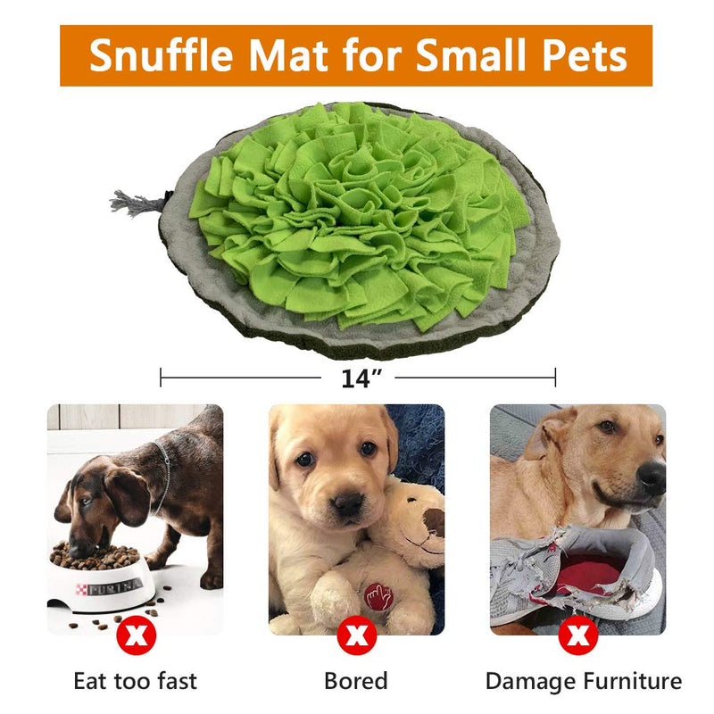 SCHITEC Snuffle Mat for Dogs, [Upgraded] Pet Slow Feeding Pad, Nosework Sniffing Bowl for Puppies Cats Small Dogs - PawsPlanet Australia