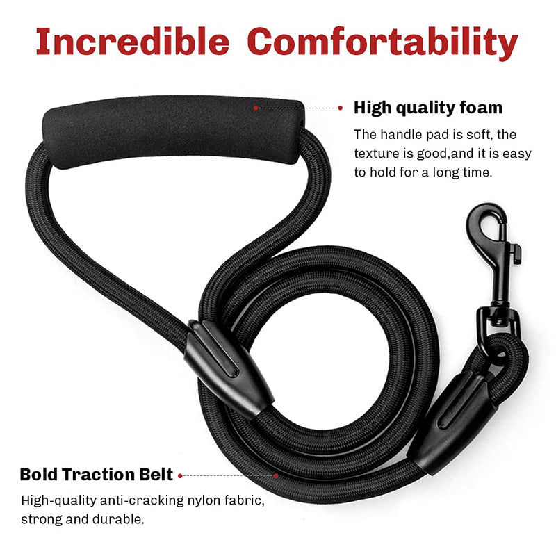 JOUEUYB Double Dog Leash, Comfortable Shock Absorbing Heavy Duty Bungee 360° Swivel No Tangle Walking Training Elastic Retractable Leash for Two Dogs, Dual Dog Leash for Small Medium Large Dogs - PawsPlanet Australia