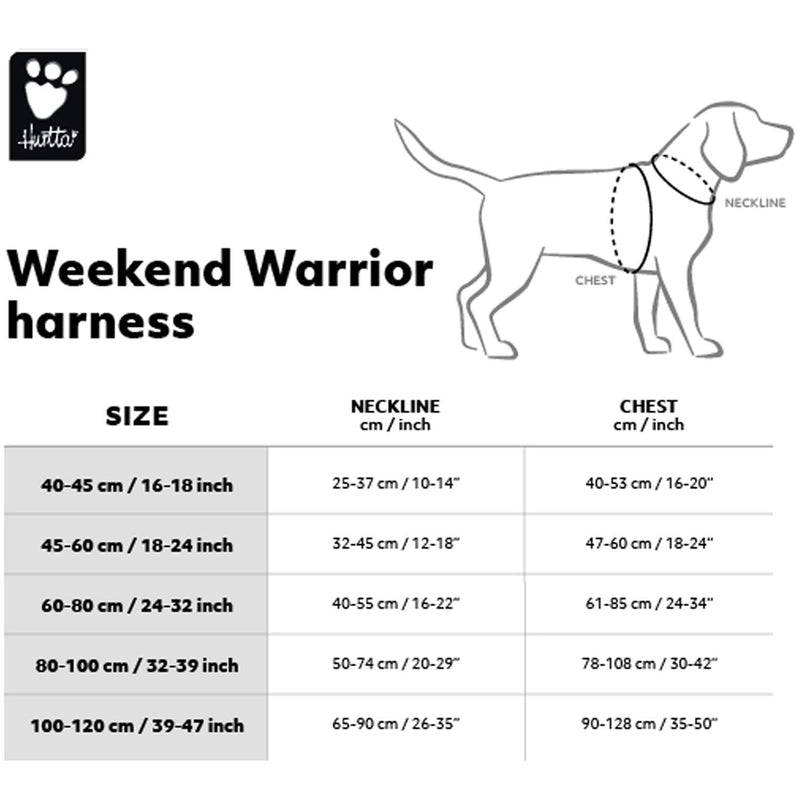 Hurtta Weekend Warrior Dog Harness, Currant, 24-32 in - PawsPlanet Australia