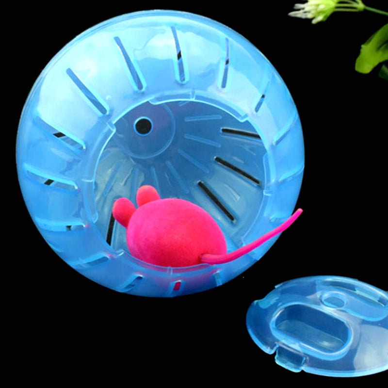 RoadLoo Hamster Ball, 2Pcs Hamster Exercise Wheel Mini Jogging Running Ball Plastic Pet Rodent Mice Jogging Ball Toy Small Animal Pet Exercise for Relieves Boredom and Increases Activity - PawsPlanet Australia