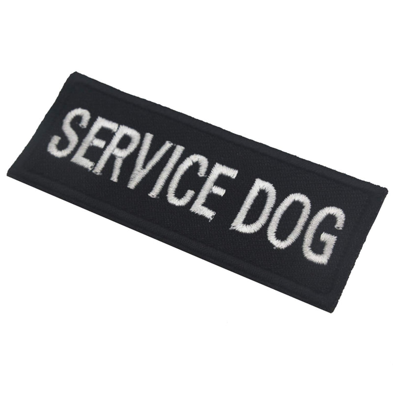 [Australia] - ODSP Service Dog PTSD Do Not Distract, Not All Disabilities are Visible, Emotional Support Emblem Embroidered Fastener Hook and Loop Backing Patches for Vests/Harnesses 