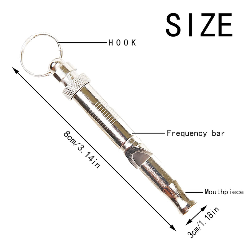 Portable Ultrasonic Dog Whistle Professional Training Whistle Adjustable Sonic Behavior Training Whistle the pet whistle is used to stop barking, attack and recall the dog to feed and wearable - PawsPlanet Australia