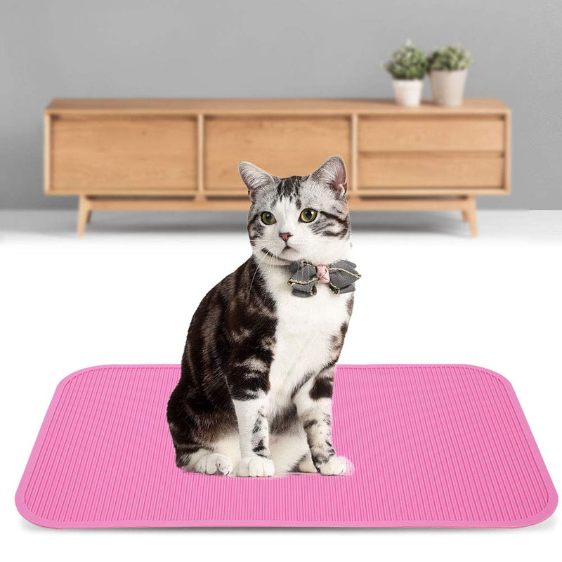 [Australia] - Non-Slip Mat Non-Slip Rubber Mat for Pet Grooming Bathing Training Table(Pink) pink 