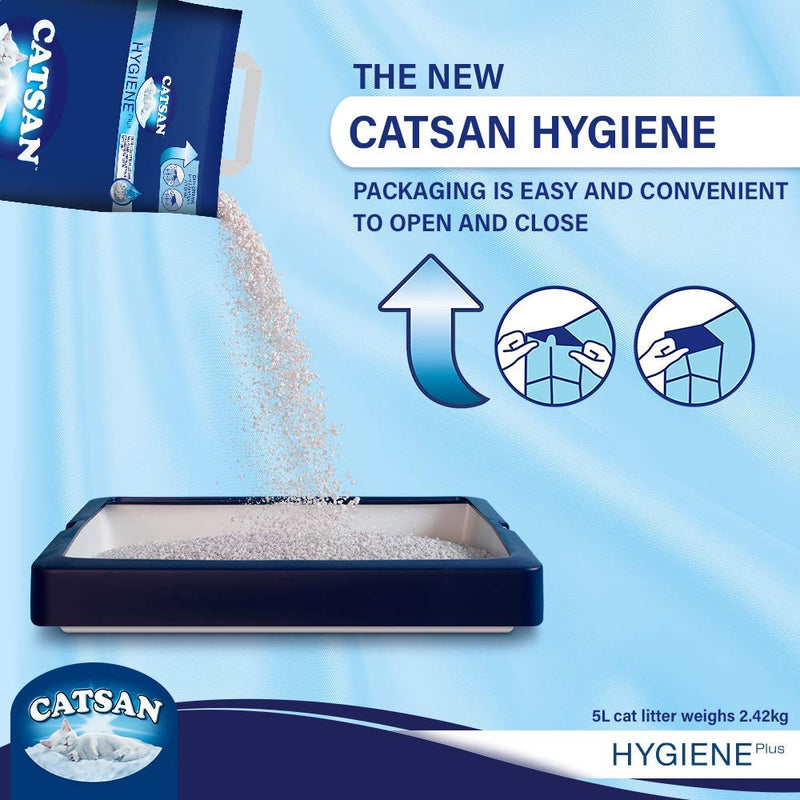 Catsan HYGIENE LITTER, 5000 ml - PawsPlanet Australia