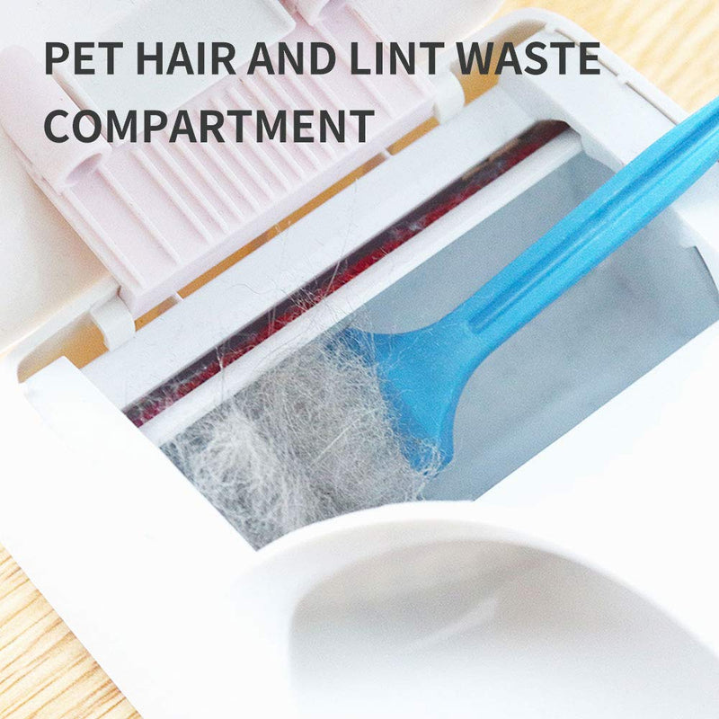Marchul Reusable Pet Hair Remover Roller, Reusable Animal Hair Removal Brush for Dogs and Cats, Pet Fur and dust collector with Double Roller Efficient Cleaning. - PawsPlanet Australia