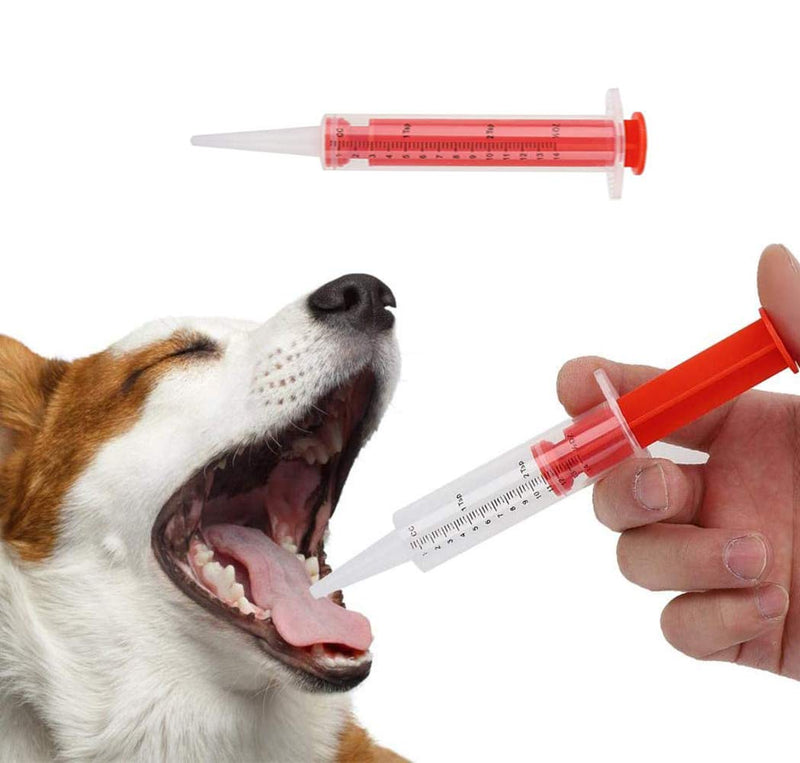 TTOOP 2 Pcs Pet Medicine Feeding Syringe Reusable, Pet Medicine Feeder, Medicine Dispenser, for Dogs Cats Medical Feeding Tool with Soft Tip-Latest Version - PawsPlanet Australia