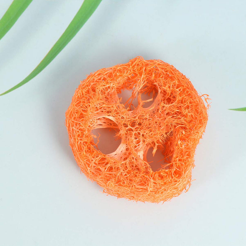 Balacoo 6 Pcs Hamster Chew Toys Natural Loofah Tooth Cleaning Toy for Bunny Hamster Gerbils Guinea Pigs Chinchillas Squirrels 6x6cm - PawsPlanet Australia