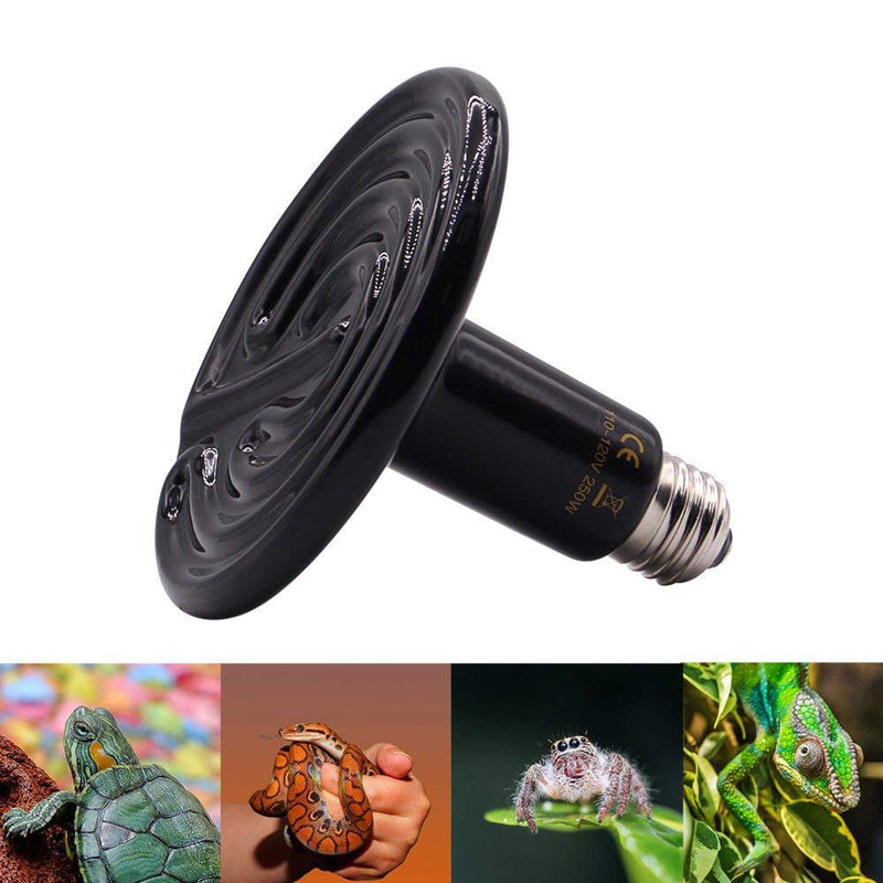 [Australia] - 250W Reptile Heat Lamp Pet Infrared Ceramic Heater Emitter Appliances Lamp 