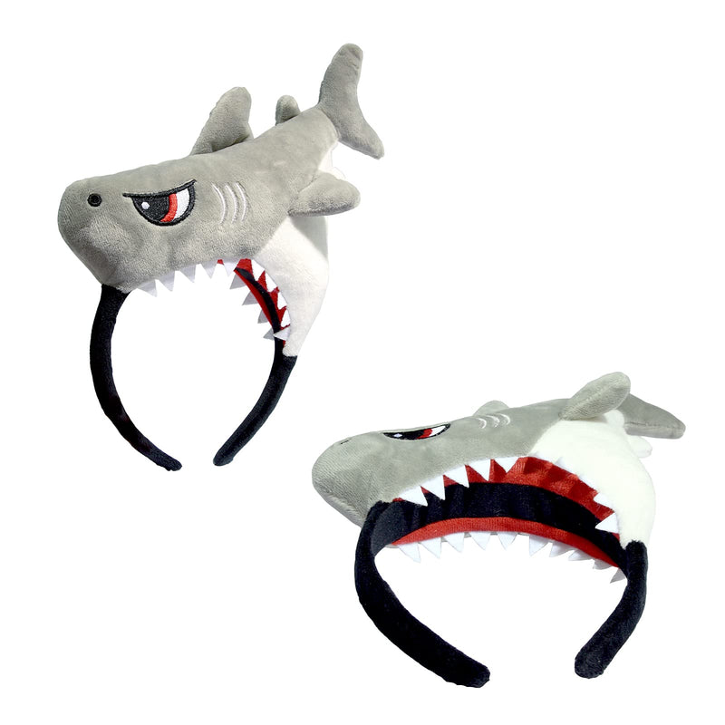 Shark 3D Headband Party Supplies - Cute Animal Headbands Decoration Accessories - Birthday Gift,Christmas Halloween Decor Shark 1 - PawsPlanet Australia