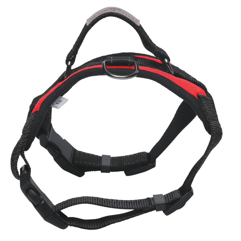 [Australia] - Head Tilt Adjustable Padded Dog Harness Small Red 