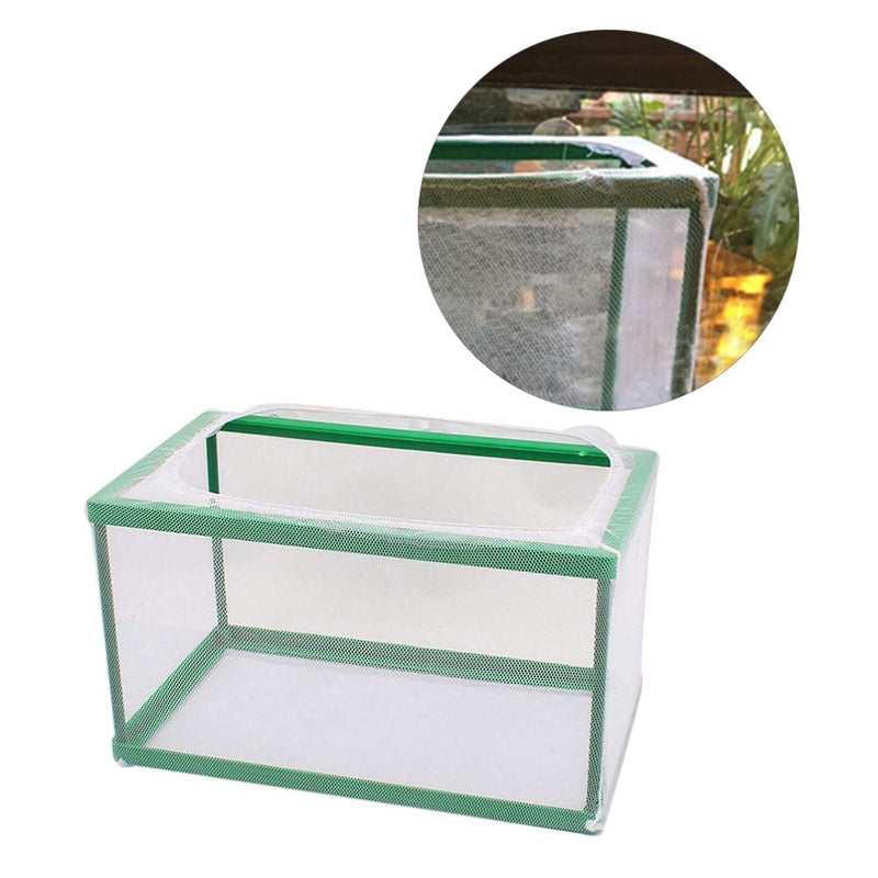 POPETPOP Breeder Box for Fish Tank - Aquarium Breeder Net Fish Isolation Box, Hatching Box,Fish Spawning Incubator, Water Isolation Net Hatchery(26.5x15x15cm) - PawsPlanet Australia