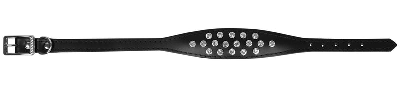 sarcia Bling Black Collar Exclusive- 40 cm One Size - PawsPlanet Australia