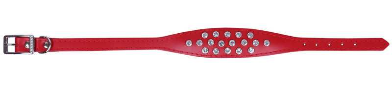 sarcia Bling Red Collar Exclusive- 40 cm One Size - PawsPlanet Australia