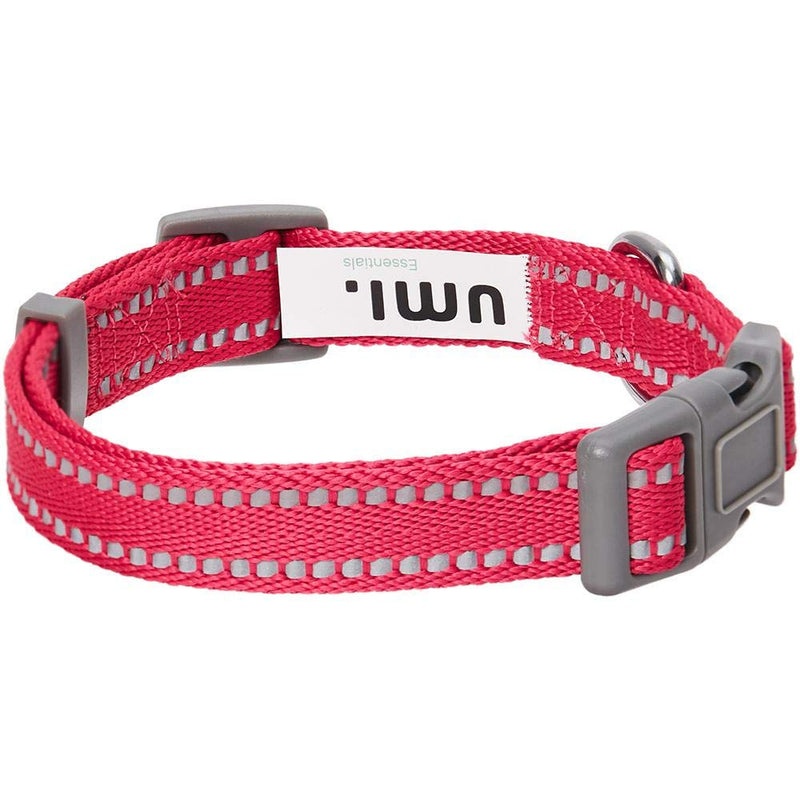 Umi. Essential Pastel Color Reflective Dog Collar in Very Berry, Small, Neck 30cm-40cm, Adjustable Collars for Dogs - PawsPlanet Australia