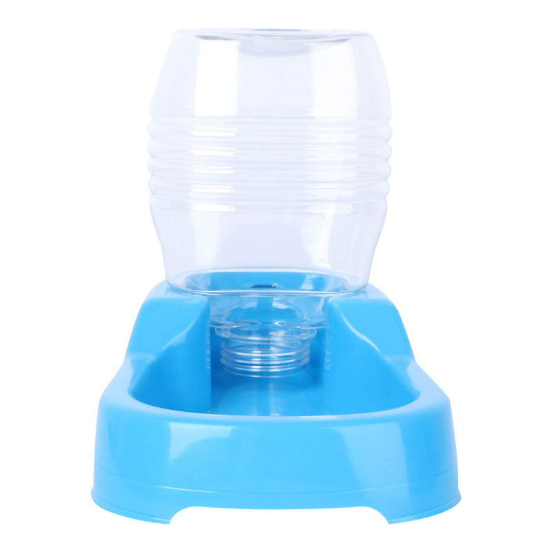 POPETPOP Automatic Small Pet Feeder - Puppy Drinking Fountain Cat Water Dispenser Station Pet Water Bowl, Creative Pets Waterer for Small Dogs Cats Pets - 500ml Blue - PawsPlanet Australia