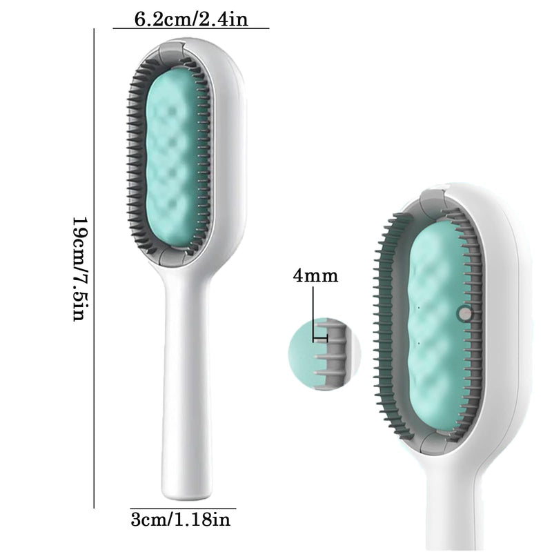 BSITSSS Pet Hair Removal Comb with Water Tank, Cat Brush with Water for Loose Undercoat for Dogs and Cats, Pet Hair Remover with Water Tank Ideal for Massage, Grooming and Hair Removal - PawsPlanet Australia