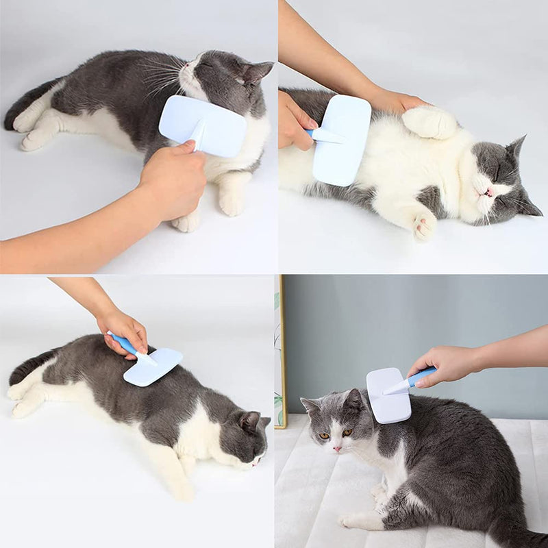 Loveluv Dog Brush & Cat Brush- Slicker Pet Shedding Grooming Brush Blue Big - PawsPlanet Australia